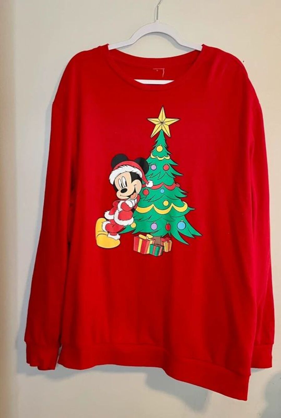 Disney vintage men’s 3X Mickey Mouse red sweatshirt